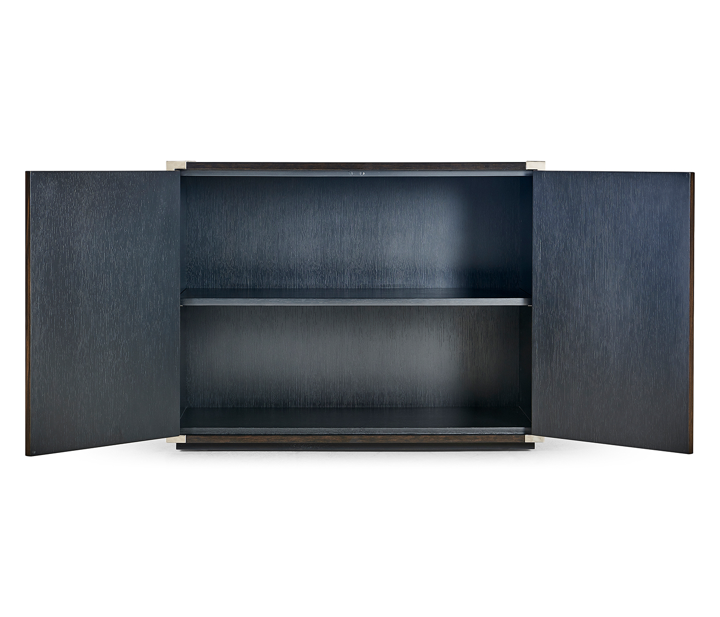 Campaign Style Dark Santos Rosewood Storage Cabinet