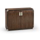 Campaign Style Dark Santos Rosewood Storage Cabinet