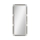 Campaign Style Charcoal Floor Standing Mirror