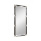 Campaign Style Charcoal Floor Standing Mirror