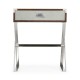 Campaign Style Dark Santos Rosewood Bedside Table with Drawer