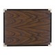 Campaign Style Dark Santos Rosewood Bedside Table with Drawer