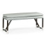 Campaign Style Charcoal Bench
