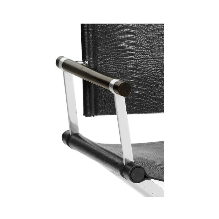 Campaign Style Charcoal Directors Chair