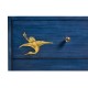 Chinoiserie Style Antique Royal Blue Chest of Drawers