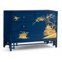 Chinoiserie Style Antique Royal Blue Chest of Drawers