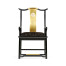 Fusion Black Gloss Dining Arm Chair