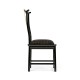 Fusion Black Gloss Dining Side Chair