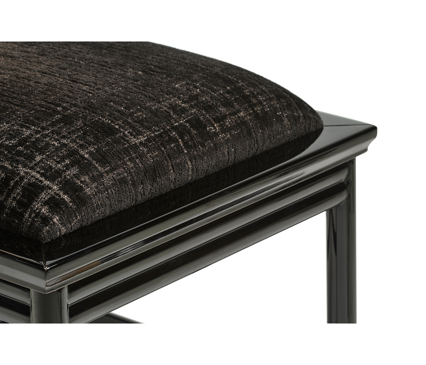 Fusion Black Gloss Dining Side Chair