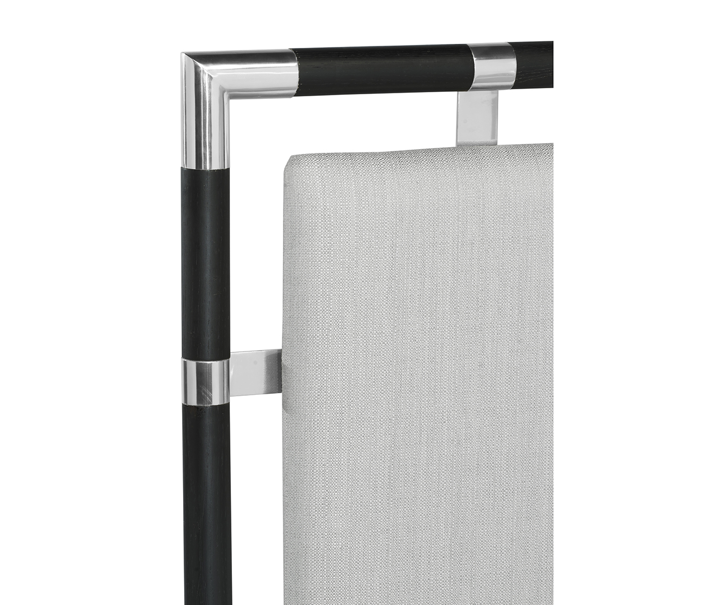 Campaign Style Ebonised Oak Cali King Bed