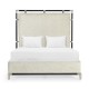 Campaign Style Ebonised Oak UK Queen Bed