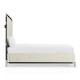 Campaign Style Ebonised Oak UK Queen Bed