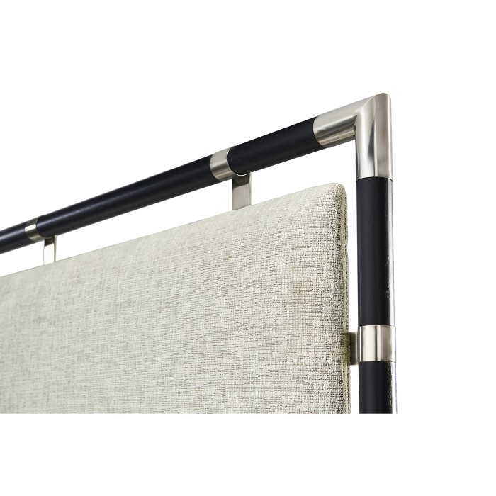 Campaign Style Ebonised Oak UK Queen Bed