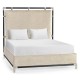 Campaign Style Ebonised Oak UK Queen Bed