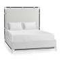 Campaign Style Ebonised Oak UK Queen Bed