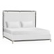 Campaign Style Ebonised Oak US King Bed