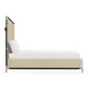 Campaign Style Ebonised Oak US King Bed