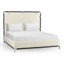 Campaign Style Ebonised Oak US King Bed