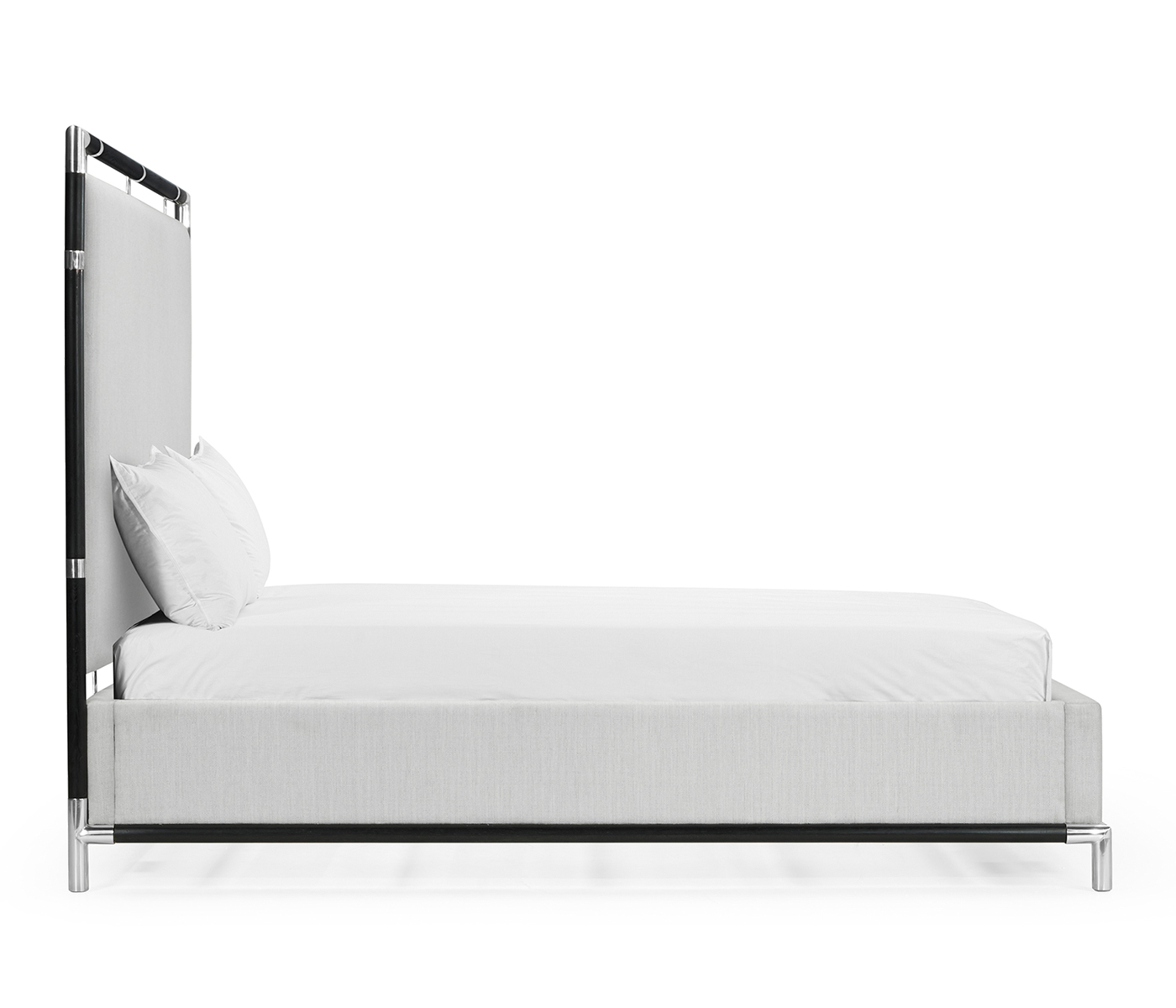 Campaign Style Ebonised Oak US King Bed