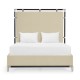 Campaign Style Ebonised Oak US Queen Bed