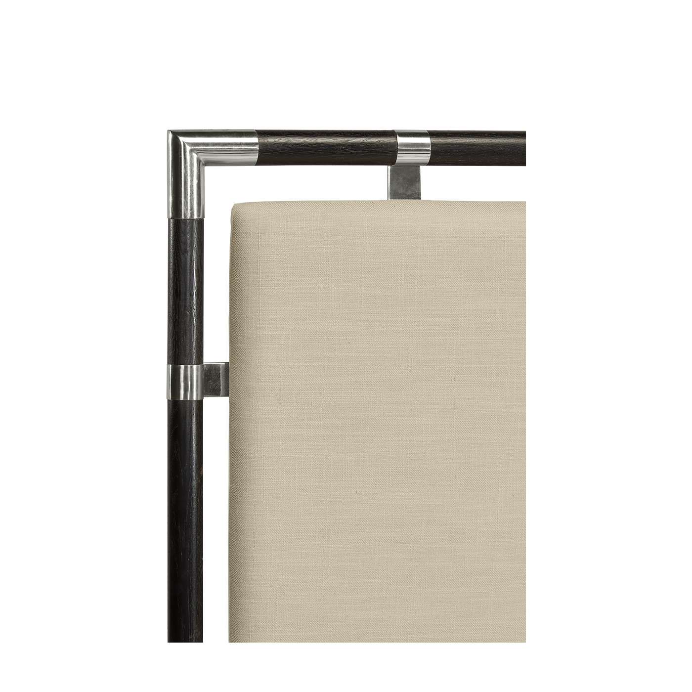 Campaign Style Ebonised Oak US Queen Bed