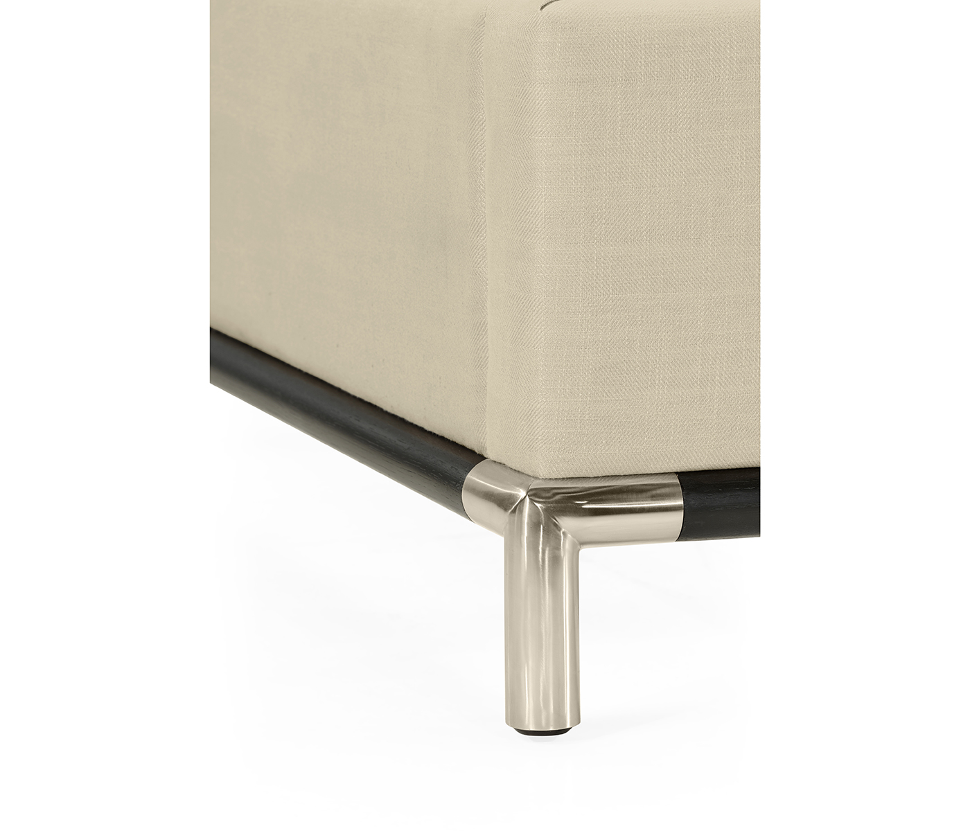 Campaign Style Ebonised Oak US Queen Bed