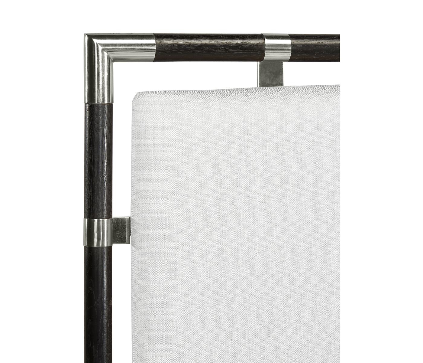 Campaign Style Ebonised Oak US Queen Bed