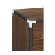 Campaign Style Dark Santos Rosewood Chest of Three Drawers