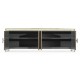 Gatsby Walnut and Silver-Leaf Credenza