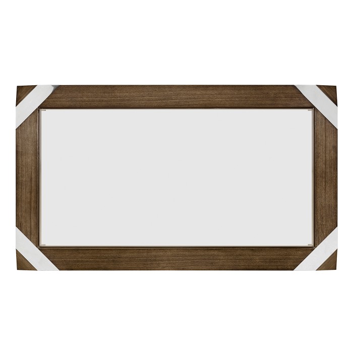 Bevelled Dark Grey Walnut Coffee Table