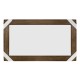 Bevelled Dark Grey Walnut Coffee Table