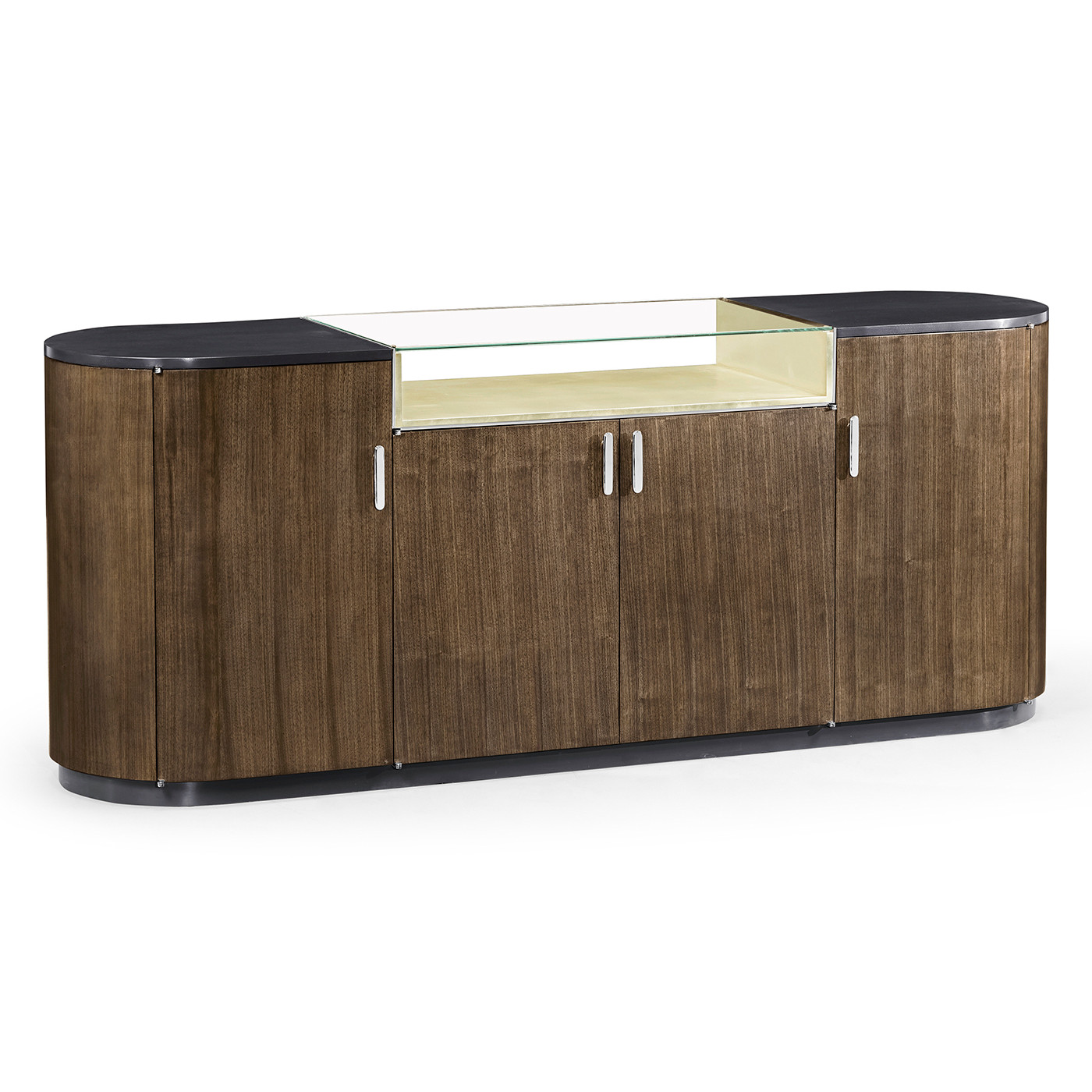 Dark Grey Walnut Sideboard