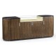 Dark Grey Walnut Sideboard
