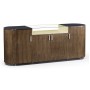Dark Grey Walnut Sideboard