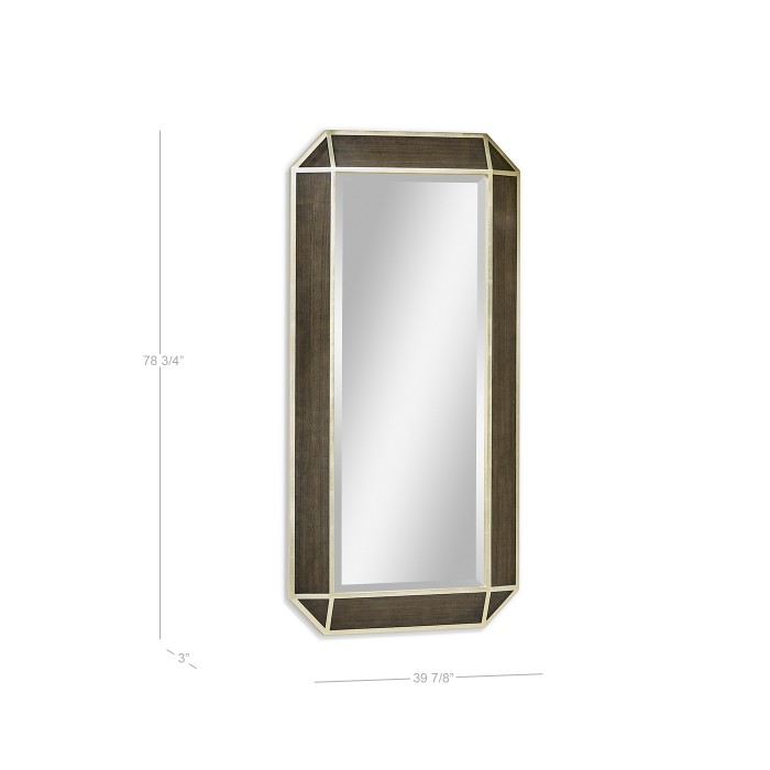Gatsby Rectangular Bevelled Floor Mirror
