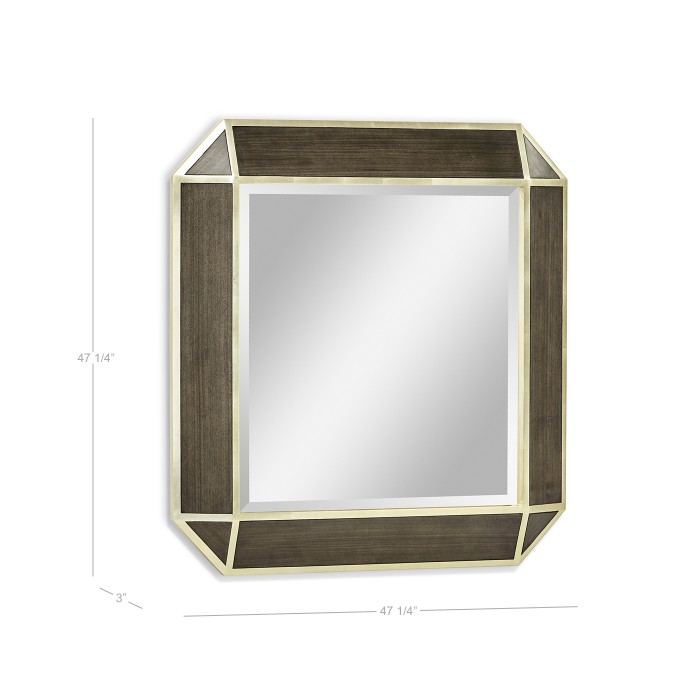 Gatsby Square Bevelled Mirror 48