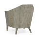 Geometric Dark Oak Chair