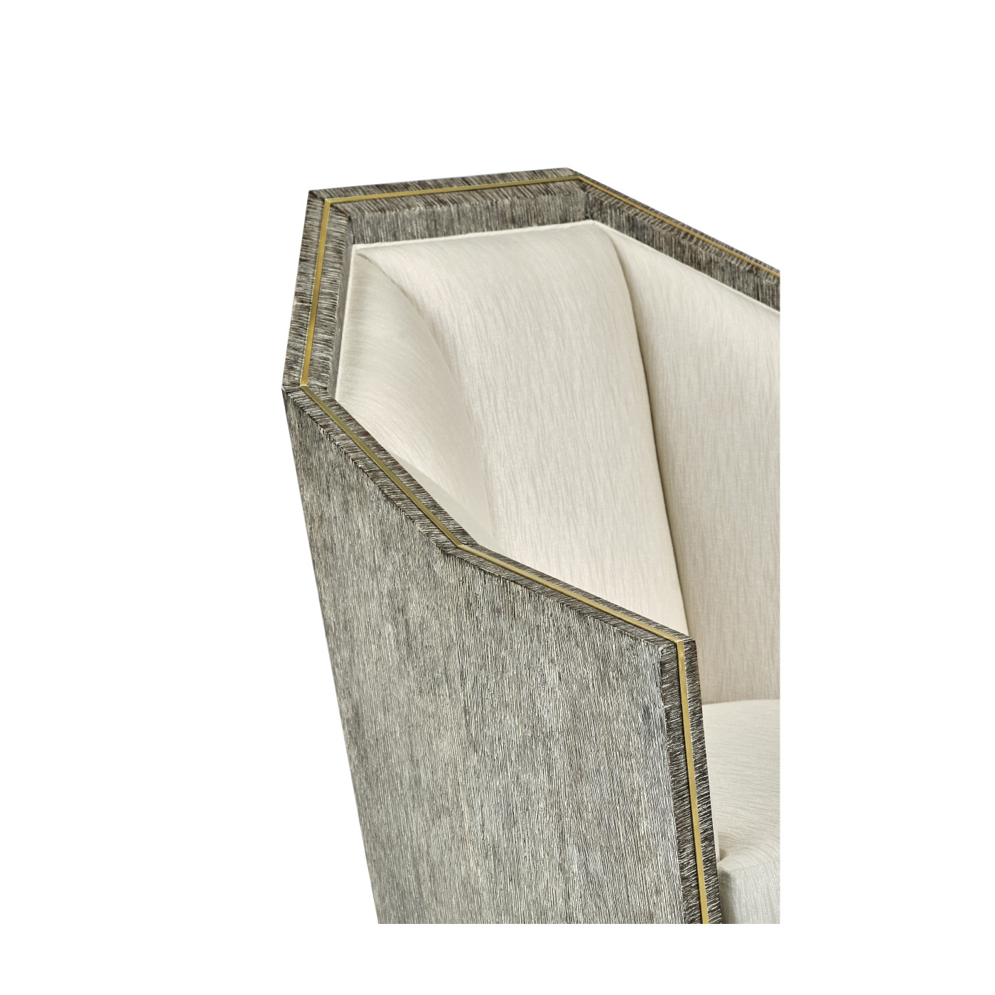 Geometric Dark Oak Chair