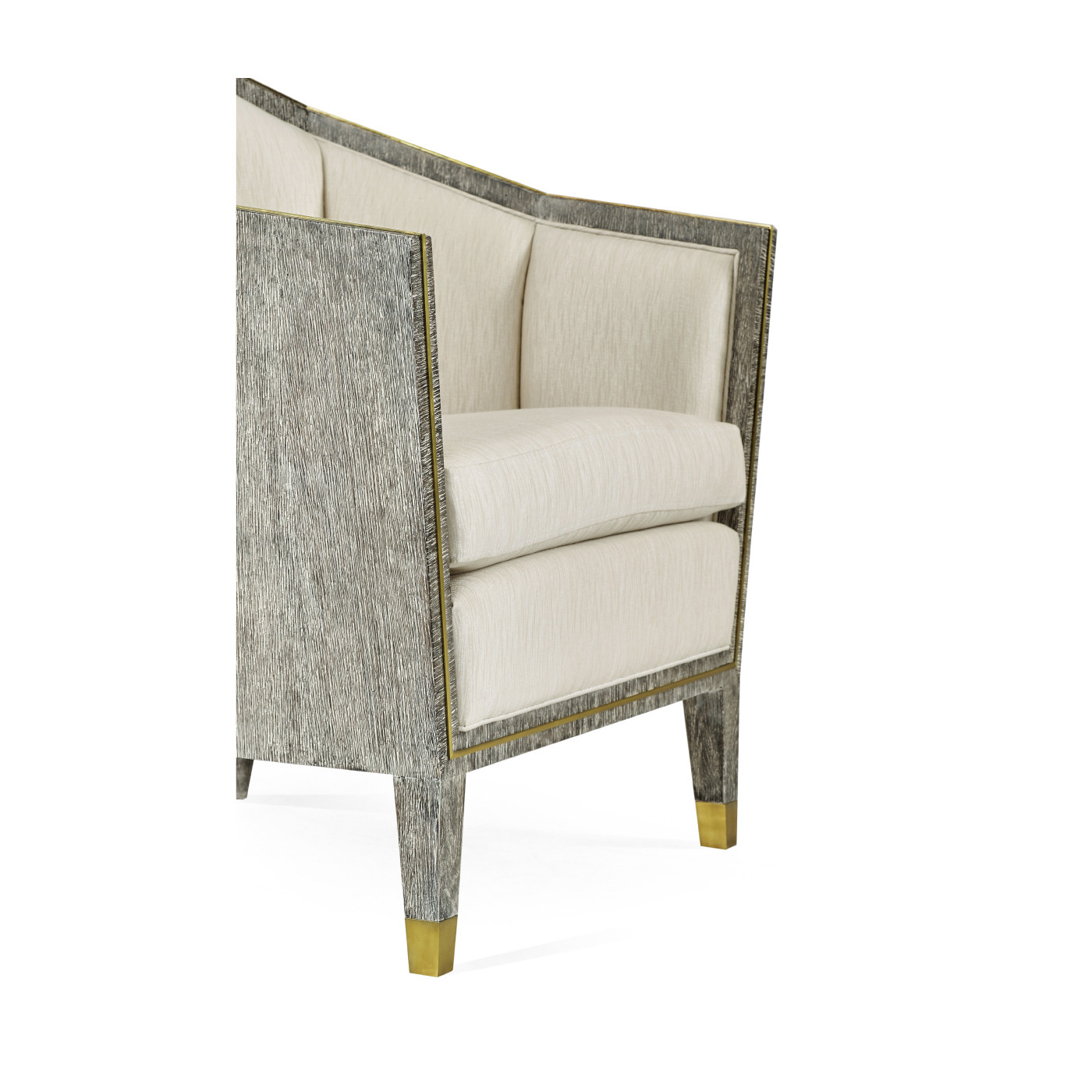 Geometric Dark Oak Chair