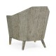 Geometric Dark Oak Chair