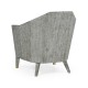 Geometric Dark Oak Chair