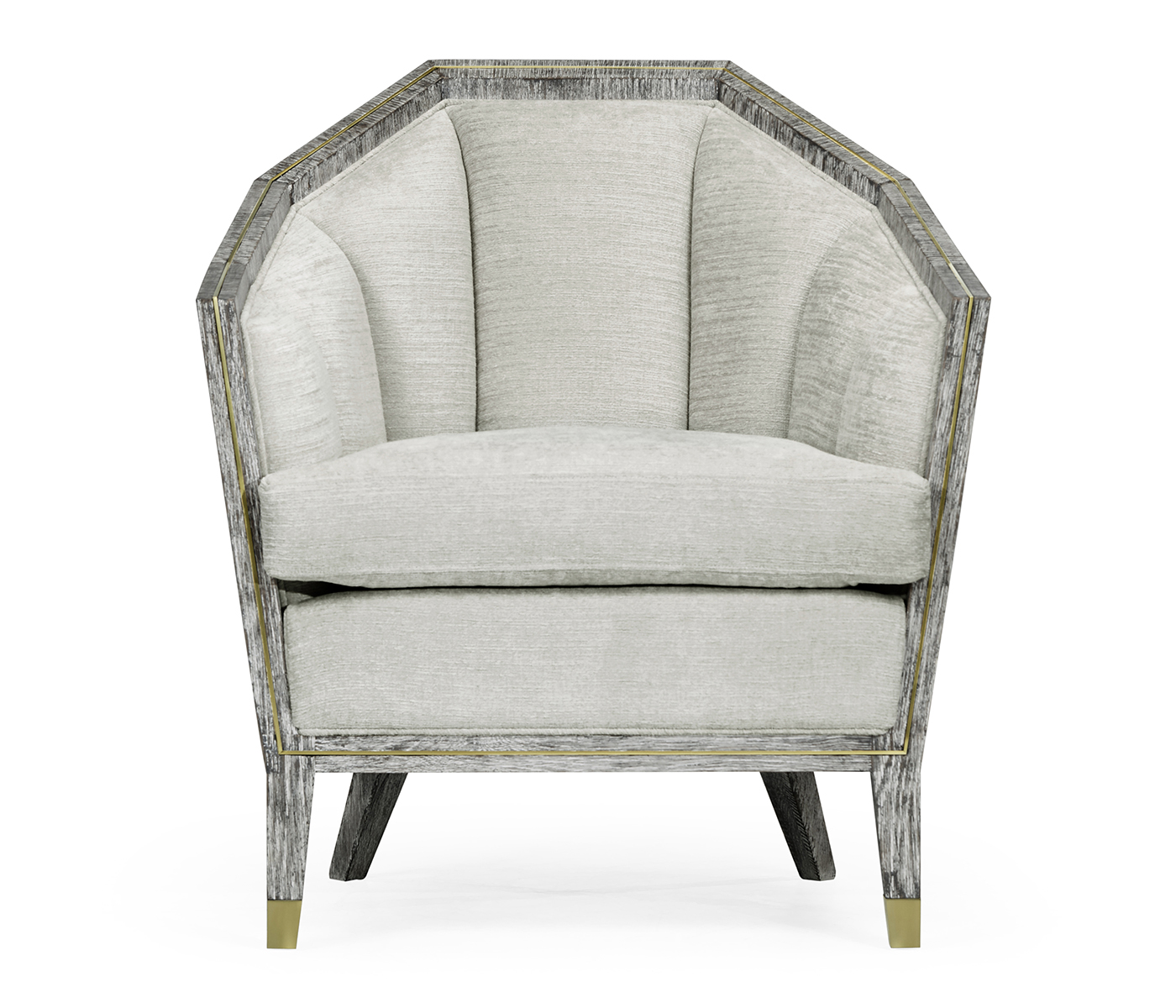 Geometric Dark Oak Chair