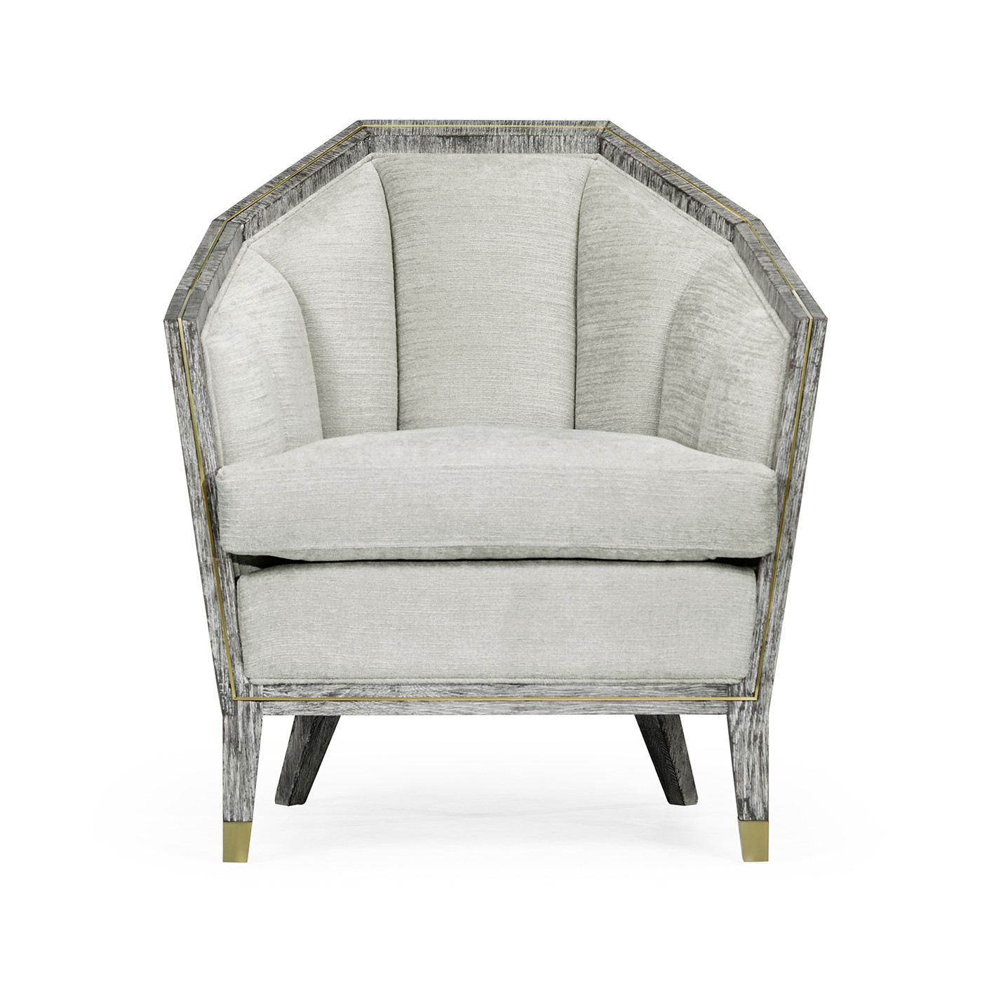 Geometric Dark Oak Chair