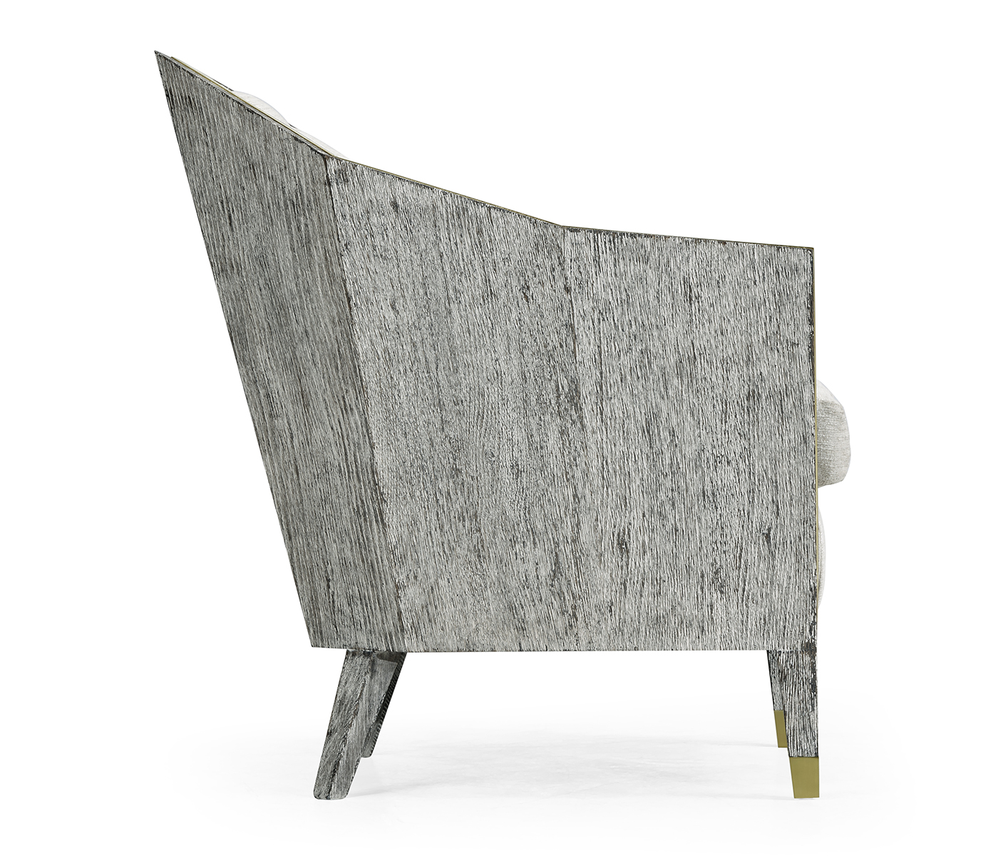 Geometric Dark Oak Chair