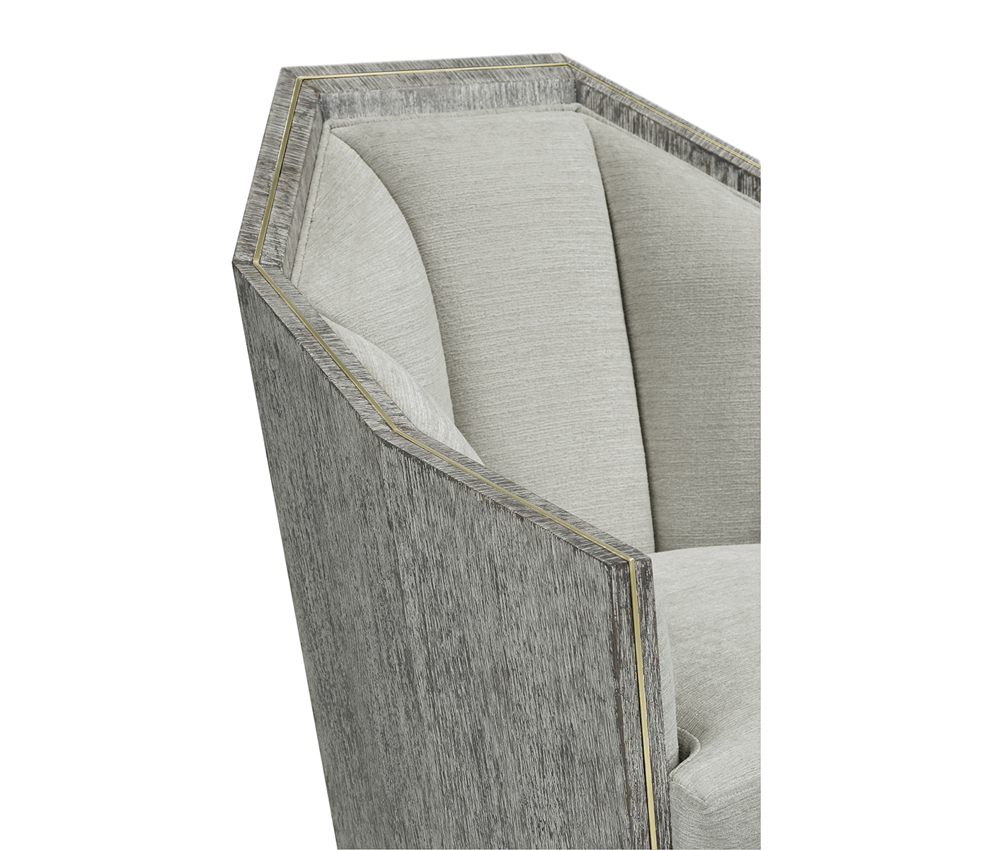 Geometric Dark Oak Chair