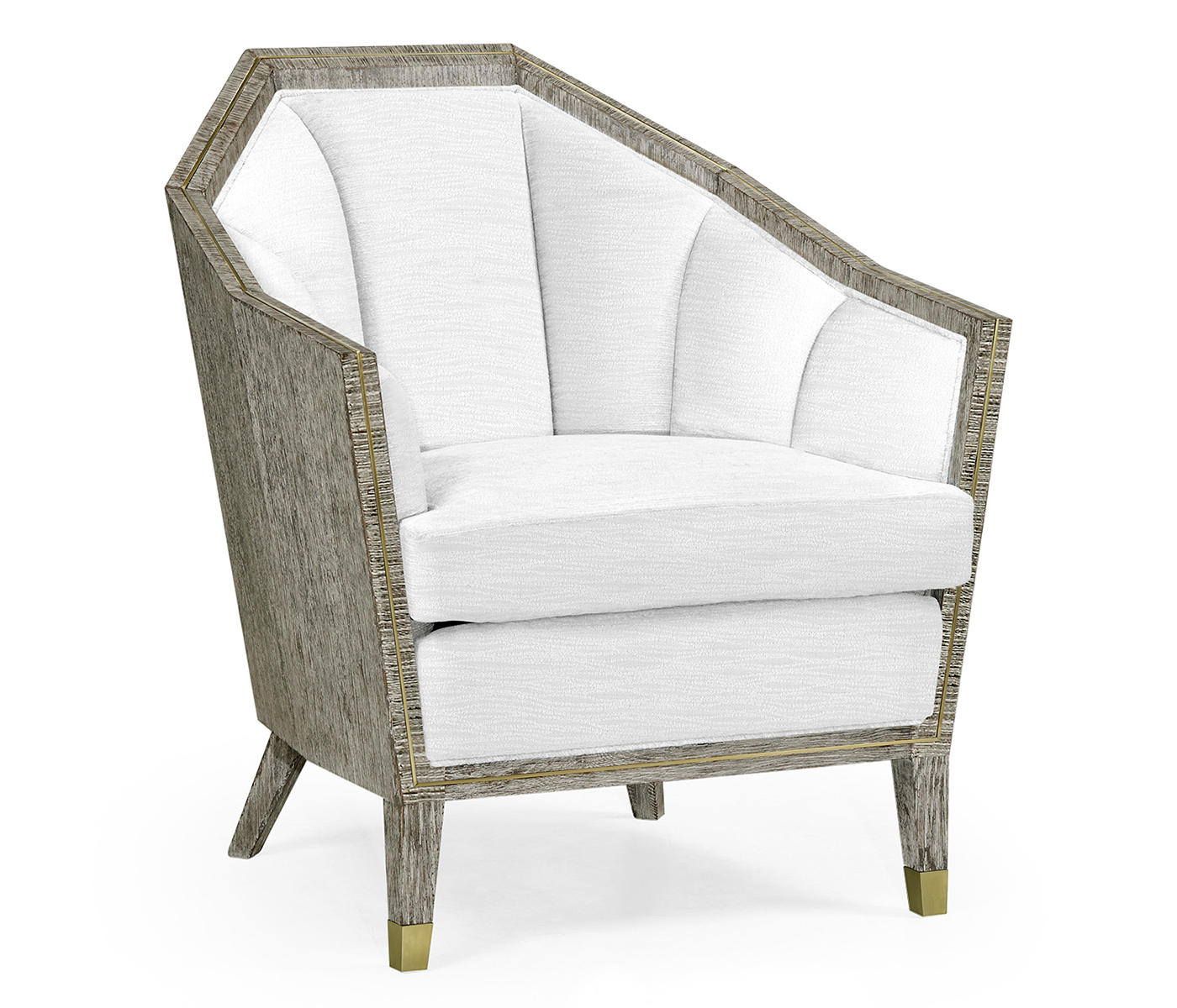 Geometric Dark Oak Chair