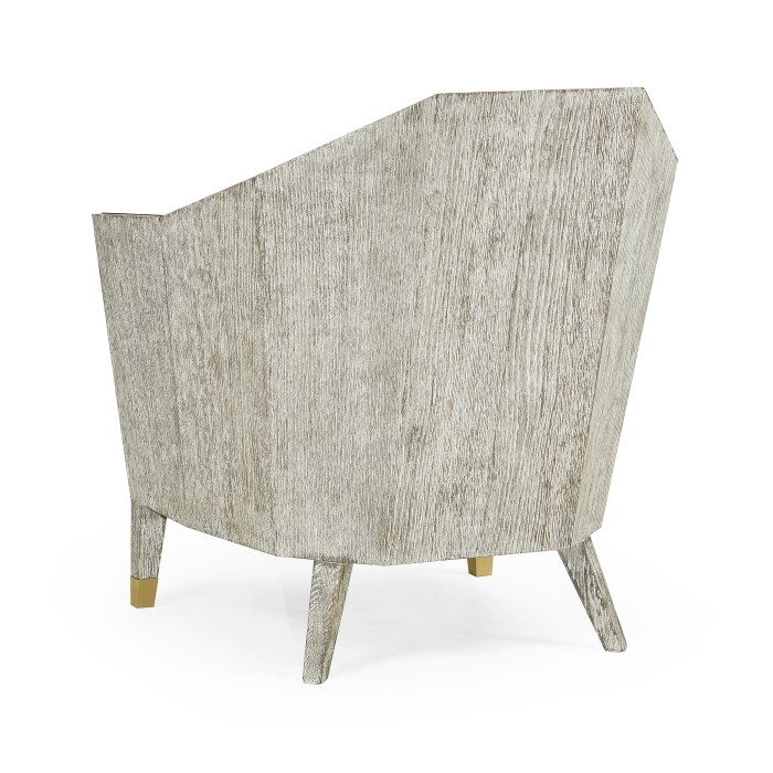 Geometric Light Oak Chair