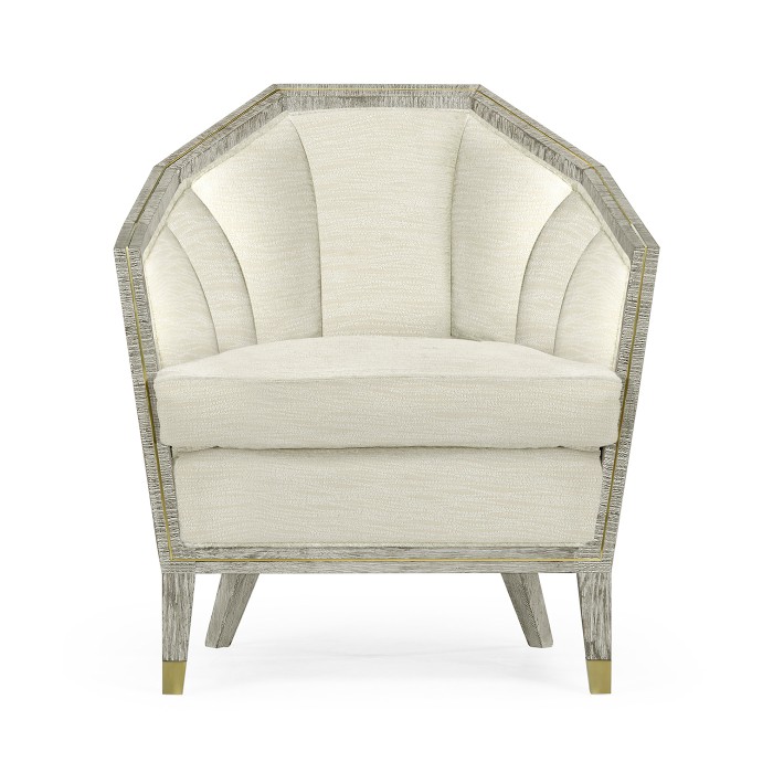 Geometric Light Oak Chair