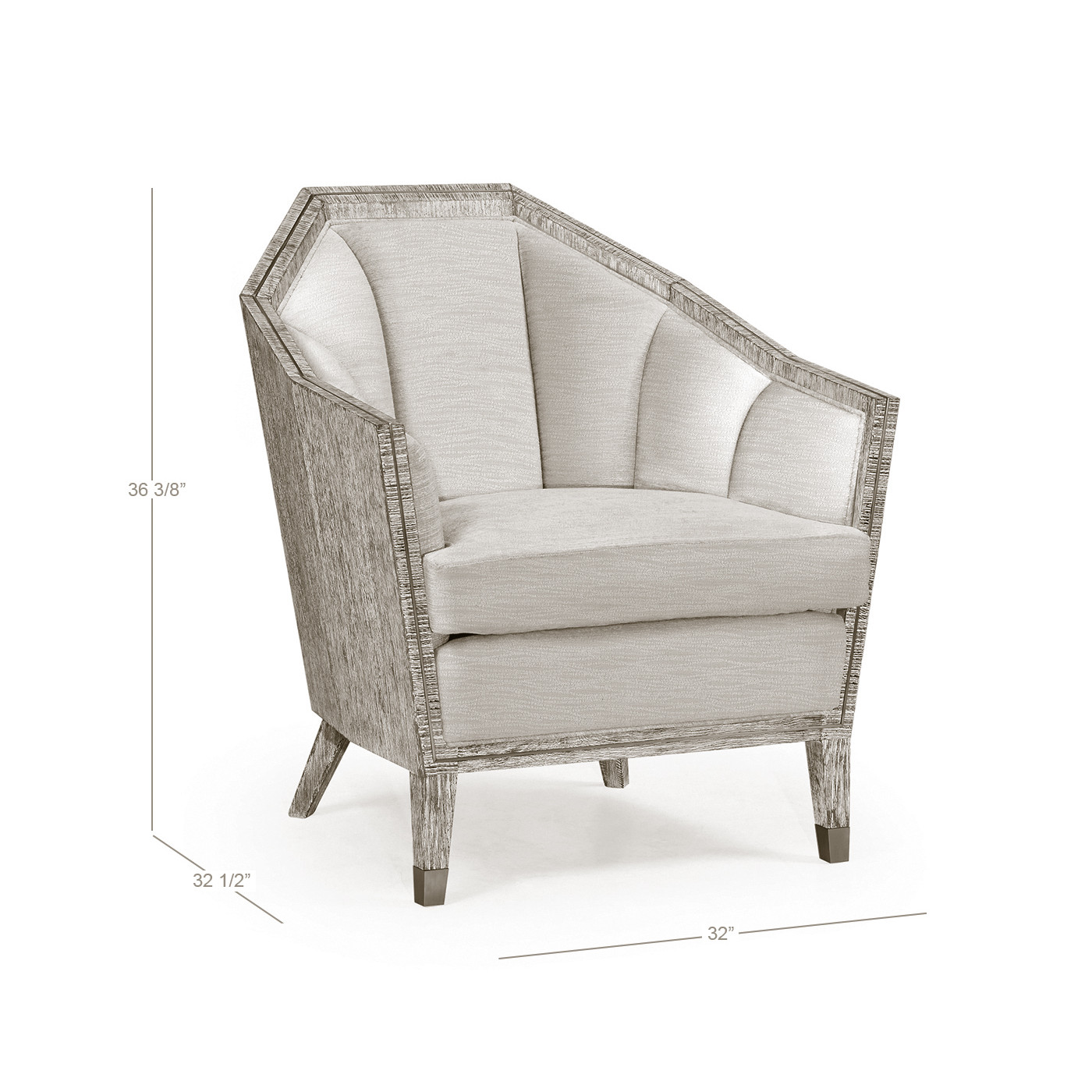 Geometric Light Oak Chair