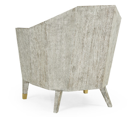 Geometric Light Oak Chair